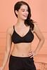 Buy Non-Padded Non-Wired Full Coverage Bra In Black - Cotton Rich Online  India, Best Prices, COD - Clovia - BR1244P13