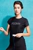 Buy Comfort Fit Active Text Print T-Shirt in Black Online India, Best  Prices, COD - Clovia - AT0112P13