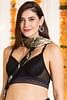 Buy Padded Non-Wired Full Coverage Longline Bralette in Black - Lace Online  India, Best Prices, COD - Clovia - BR1889P13