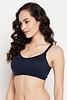 Buy Lightly Padded Non-Wired Full Figure Feeding Bra in Navy