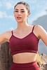 Velvet Attire Spandex Half Cup Maroon Color Padded Bra, Size: 36_a And 34_d  at Rs 899/piece in Mumbai