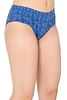 Buy Mid Waist Printed Hipster Panty in Blue with Inner Elastic - Cotton  Online India, Best Prices, COD - Clovia - PN3514B08