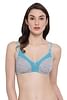 Buy Non-Padded Non-Wired Full Coverage Bra in Light Grey - Cotton