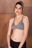 Buy Non-Padded Non-Wired Full Cup Bra in Dark Grey- Cotton Online