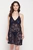 Buy Sheer Babydoll with G-String in Navy - Lace Online India, Best Prices,  COD - Clovia - NS1300A08