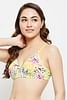 Buy Padded Non-Wired Full Cup Floral Print Multiway T-shirt Bra in Yellow  Online India, Best Prices, COD - Clovia - BR0935Y02