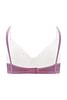 Buy Padded Non-Wired Full Cup Floral Print T-shirt Bra in White