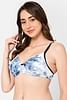 Buy Padded Non-Wired Full Cup Tie-Dye Print Multiway T-shirt Bra