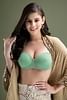 Buy Invisi Padded Underwired Full Cup Strapless Balconette Bra in Sage  Green with Transparent Straps & Band Online India, Best Prices, COD -  Clovia - BR1925P11