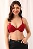 Buy Level 1 Push-Up Padded Underwired Demi Cup Plunge T-shirt Bra