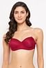 Buy Invisi Padded Underwired Full Cup Strapless Balconette Bra in Sage  Green with Transparent Straps & Band Online India, Best Prices, COD -  Clovia - BR1925P11