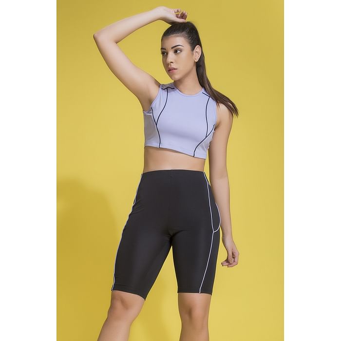 

Clovia Comfort-Fit Active Cycling Shorts in Black - AB0071P13