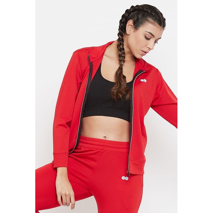 

Clovia Activewear Jacket in Red - AT0131P04