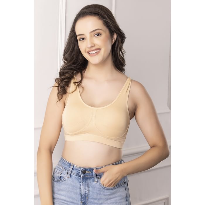 

Clovia Amante- All Day at Home Bra-Hazelnut - BR7890124, Nude-colour