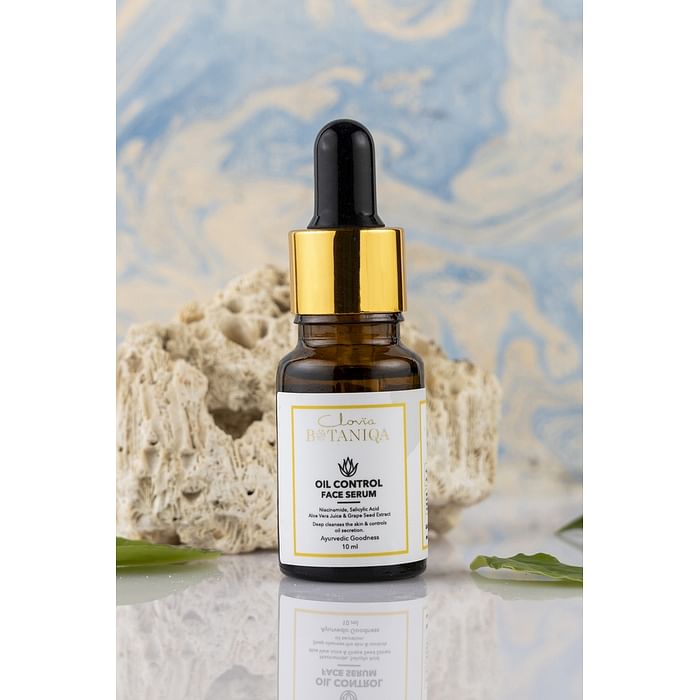 

Clovia Oil Control Mini Face Serum with Niacinamide & Salicylic Acid by Clovia Botaniqa - 10 ml - BQFS06S18, White