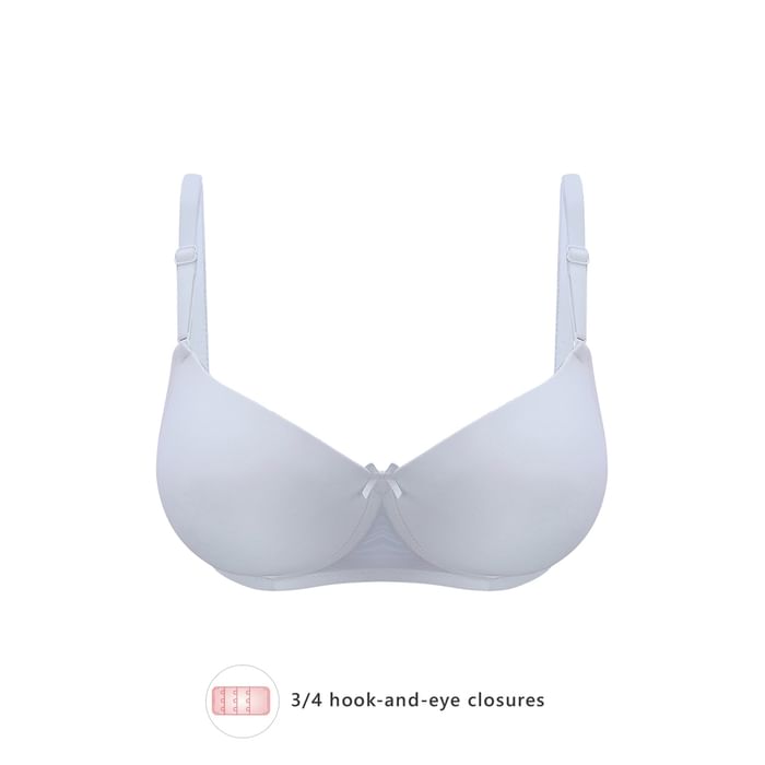 

Clovia Padded Non-Wired Full Cup Multiway T-shirt Bra in Powder Blue - BR0738I08, Navy