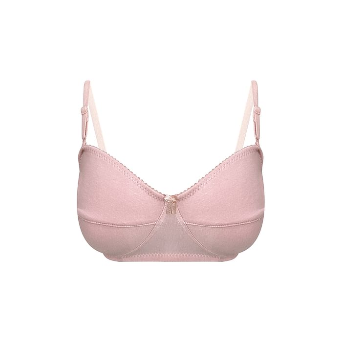 

Clovia Non-Padded Non-Wired Full Cup Multiway Strapless Balconette Bra in Baby Pink - Cotton - BR0857A22