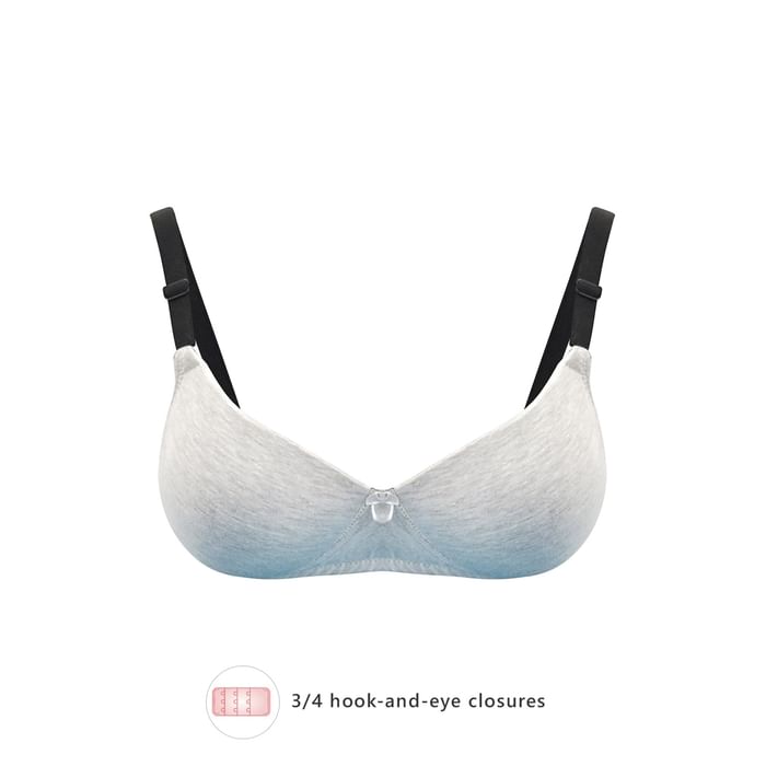 

Clovia Level 1 Push-Up Non-Wired Full Cup Multiway T-shirt Bra in Melange Grey - BR1394T01, Light grey