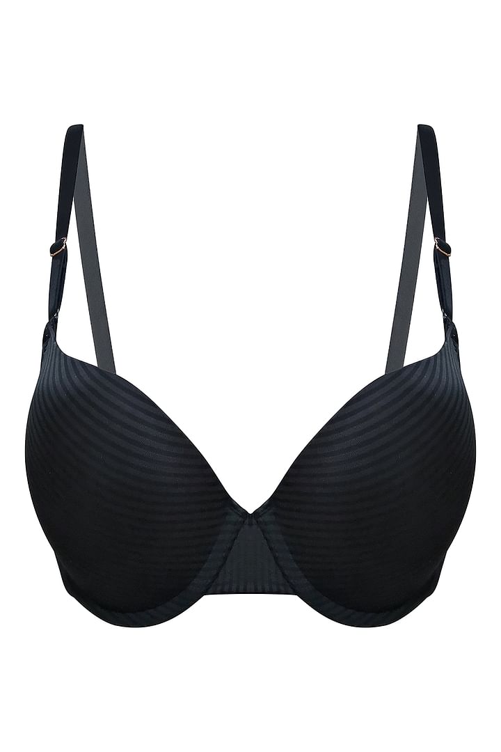 Buy Padded Underwired Striped Level 3 Push Up Multiway T-Shirt Bra