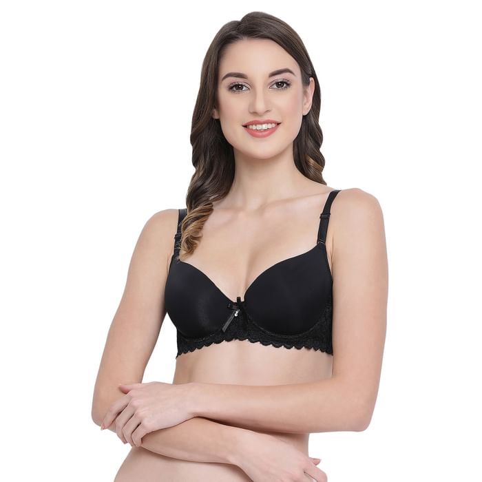 

Clovia Padded Underwired Multiway Bridal Bra in Black - BR1978P13