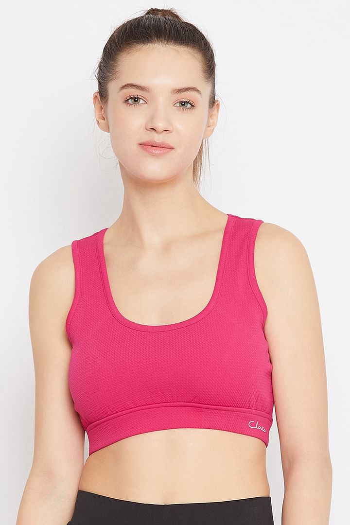 Sports Bra with Cutout Back