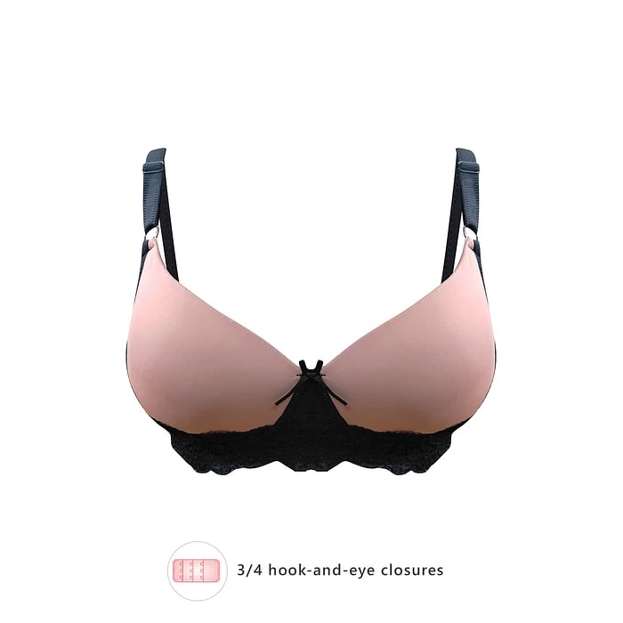 

Clovia Padded Non-Wired Full Cup Bridal Bra in Nude-Colour - BR2259M24