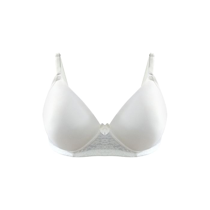 

Clovia Padded Non-Wired Full Cup T-shirt Bra in White - BR2265P18