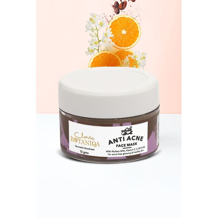

Clovia Clovia Botaniqa Anti-Acne Mini Face Mask with Fuller Earth & Vitamin E - 15 gms - BQFS03M06, Brown