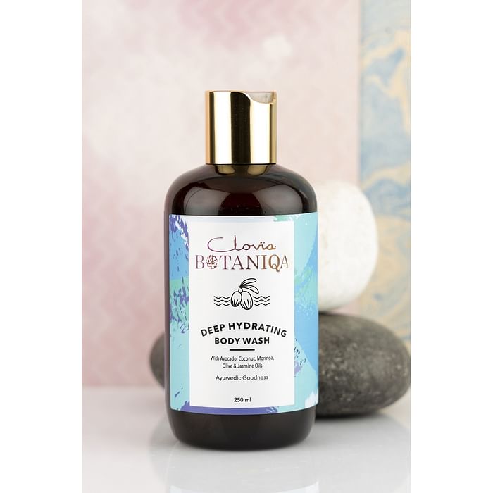 

Clovia Deep Hydrating Body Wash with Ayurvedic Formula - Shea Butter & Moringa by Clovia Botaniqa - 250 ml - BQB006W39, Transparent