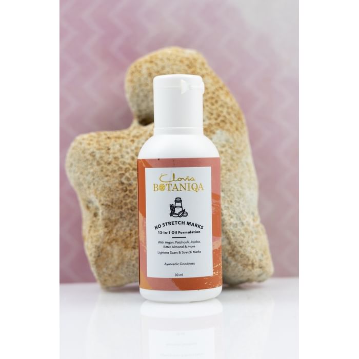 

Clovia No Stretch Marks Mini Oil 13-in-1 Formulation by Clovia Botaniqa - 30ml - BQBS09O02, Light yellow