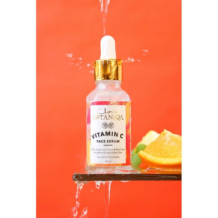 

Clovia Vitamin C Skin Brightening Face Serum with Hyaluronic Acid by Clovia Botaniqa - 30 ml - BQF001S39, Transparent
