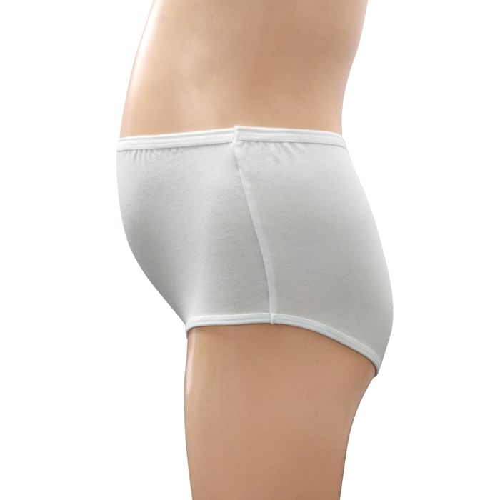 

Clovia Cotton Maternity High Waist Hipster - White - PN1368P18