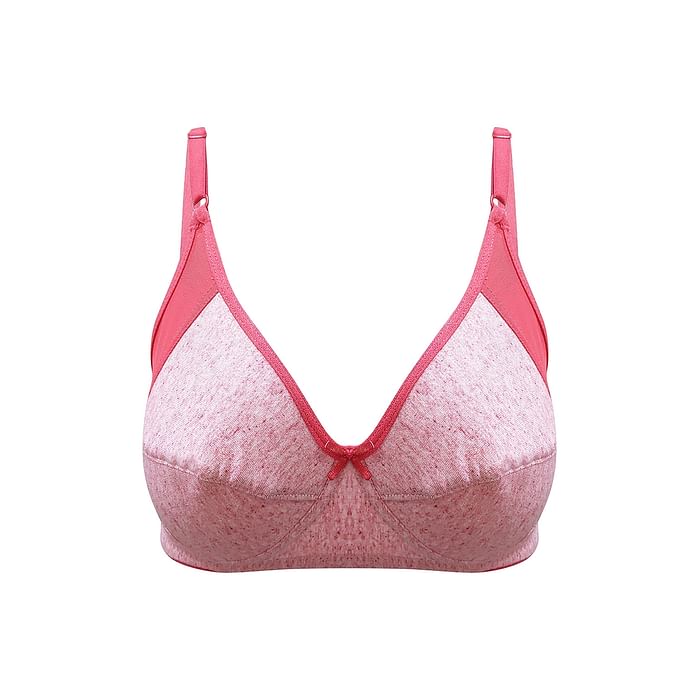 

Clovia Non-Padded Non-Wired Full Cup Bra In Light Pink - Cotton - BR1780P14