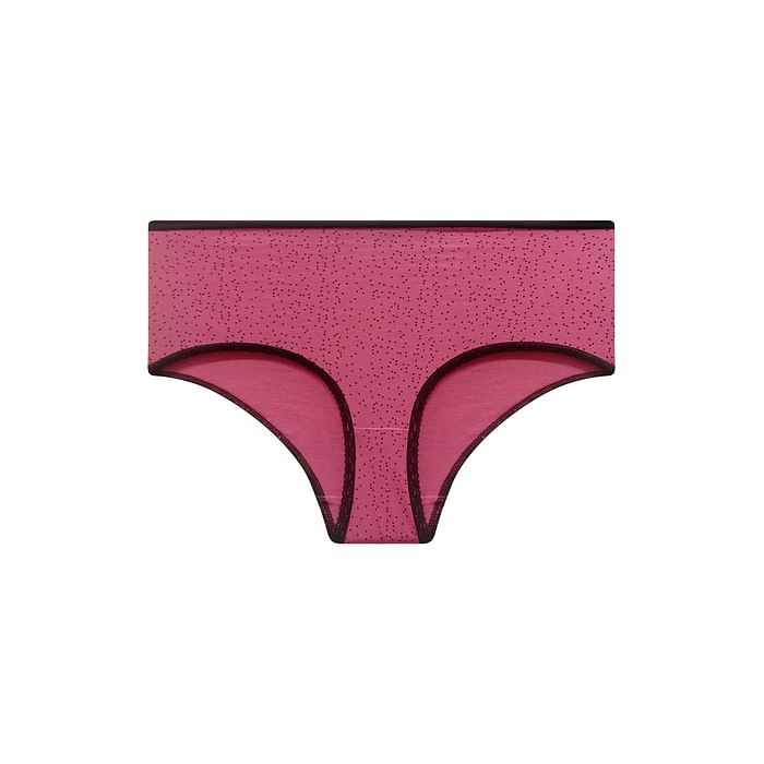 

Clovia High Waist Dot Print Hipster Panty in Bubblegum Pink - Cotton - PN3221S22, Light pink