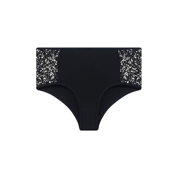 

Clovia High Waist Hipster Panty in Black - PN3521D13