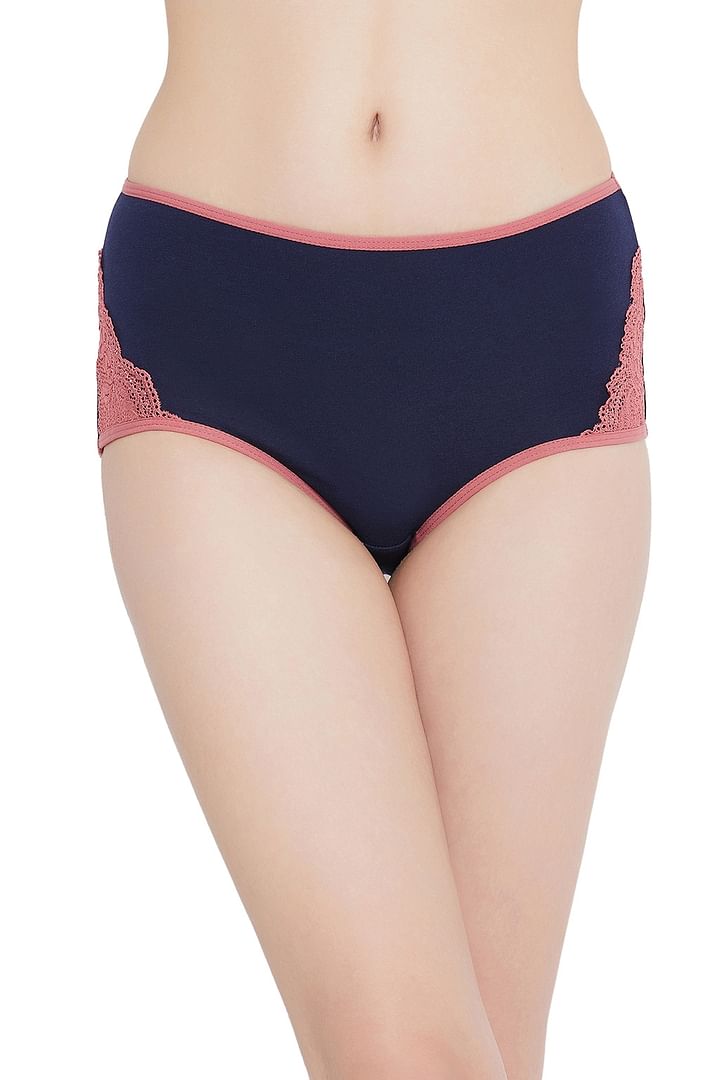 Clovia Lace Mid Waist Hipster Panty With Criss-cross Back at Rs 327, Lace  Pantie