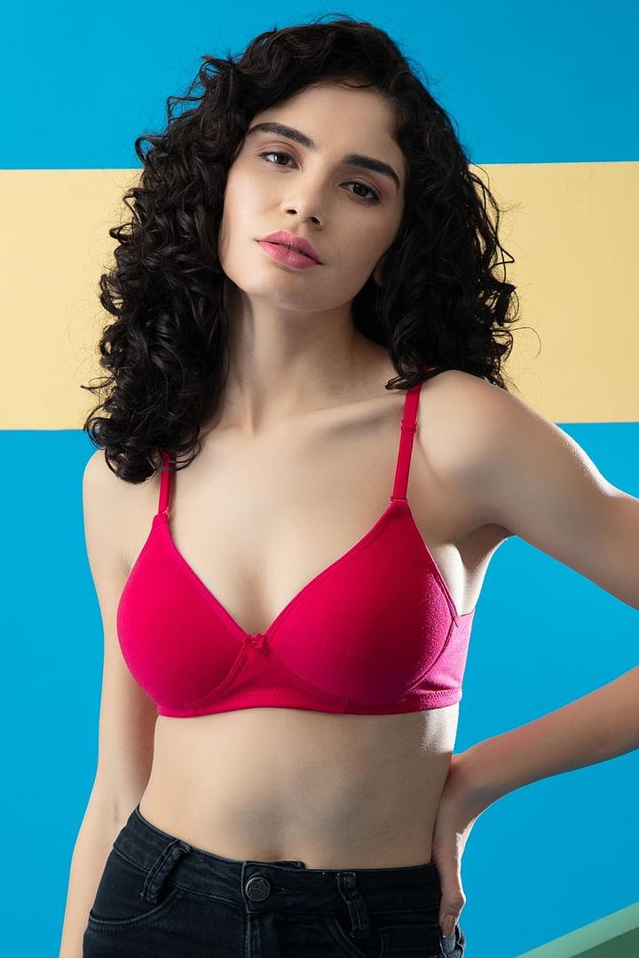 Buy Level 1 Push-Up Non-Wired Multiway T-shirt Bra in Nude Melange - Cotton  Rich Online India, Best Prices, COD - Clovia - BR1394P24