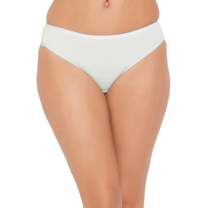 

Clovia Low Waist Bikini Panty in Baby Blue - Cotton - PN3211C03, Light blue