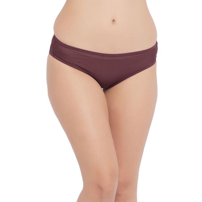 

Clovia Low Waist Bikini Panty in Brown - PN5101A06