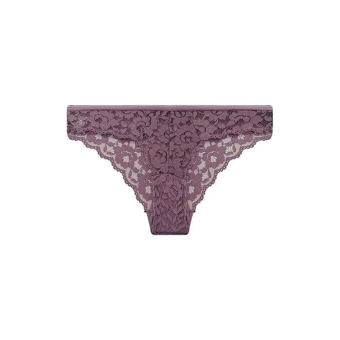 

Clovia Low Waist Bikini Panty in Lavender - Lace - PN2602A12