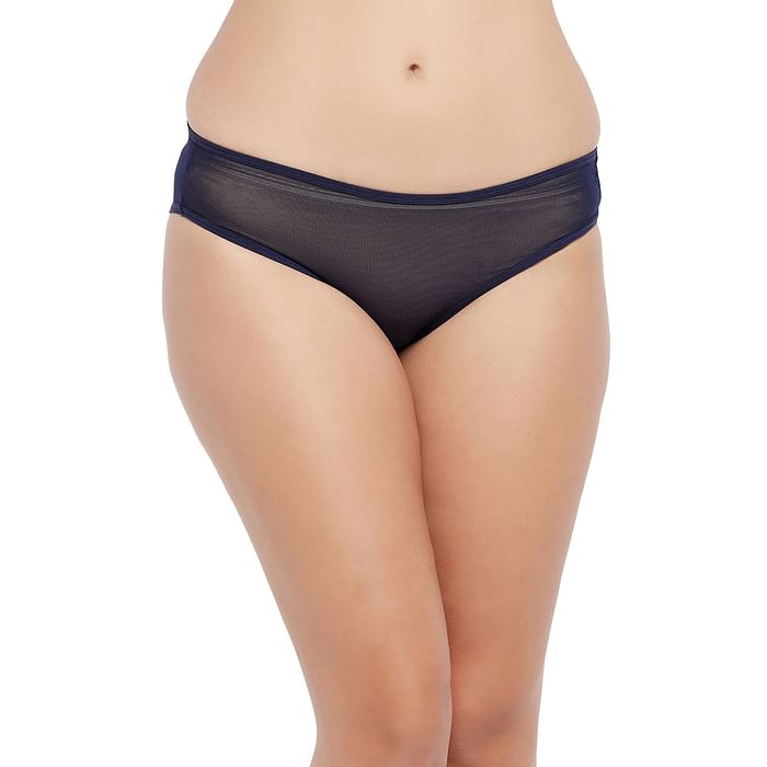 

Clovia Low Waist Bikini Panty in Navy - PN5101A08