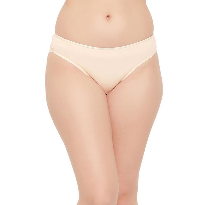 

Clovia Low Waist Bikini Panty in Nude Colour - PN3496C24