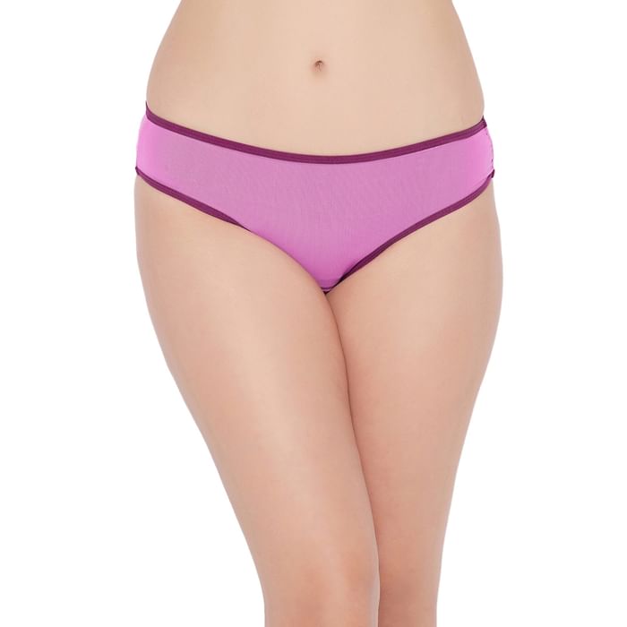 

Clovia Low Waist Bikini Panty in Pink - PN5101E14