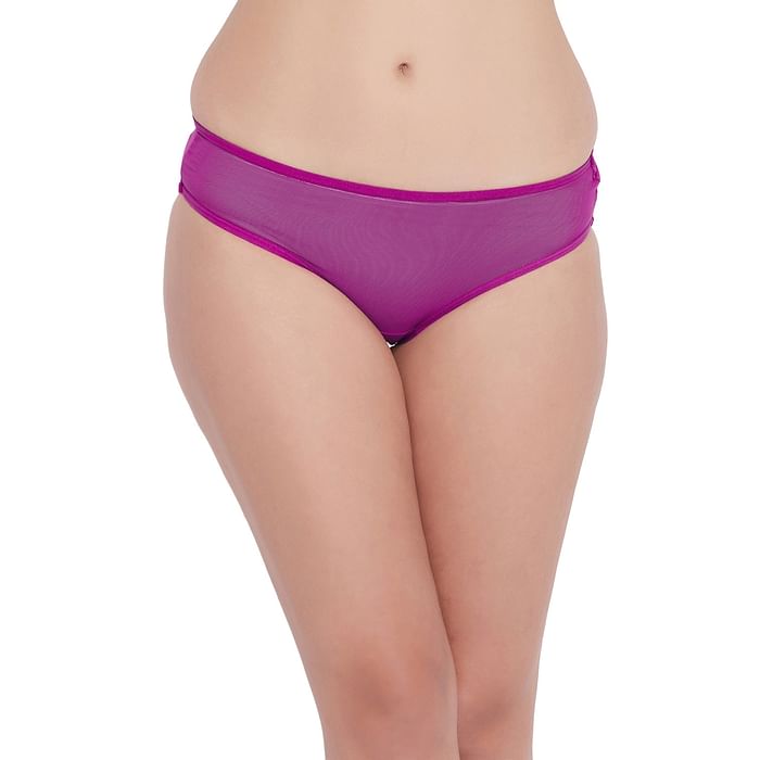 

Clovia Low Waist Bikini Panty in Purple - PN5101A14, Pink