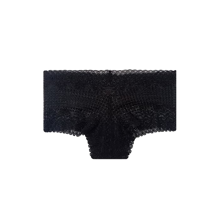

Clovia Low Waist Boyshorts in Black - Lace - PN5035A13
