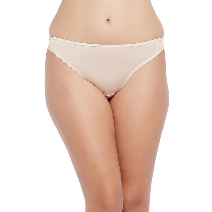 

Clovia Low Waist Thong in Beige - PN3485A24, Nude-colour