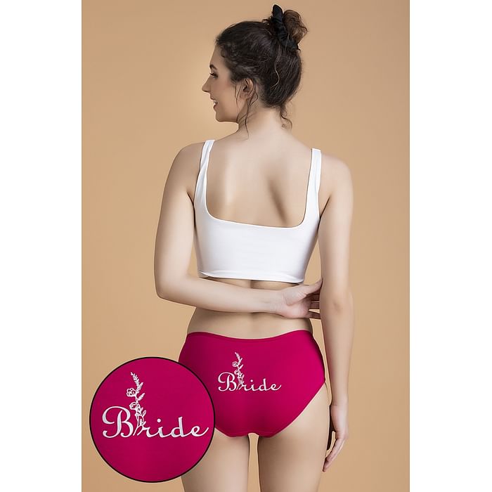 

Clovia Mid Waist Back Printed Hipster Panty in Pink - Cotton - PN3310A14