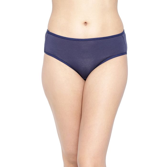 

Clovia Mid Waist Bikini Panty in Navy - Cotton - PN3467K08