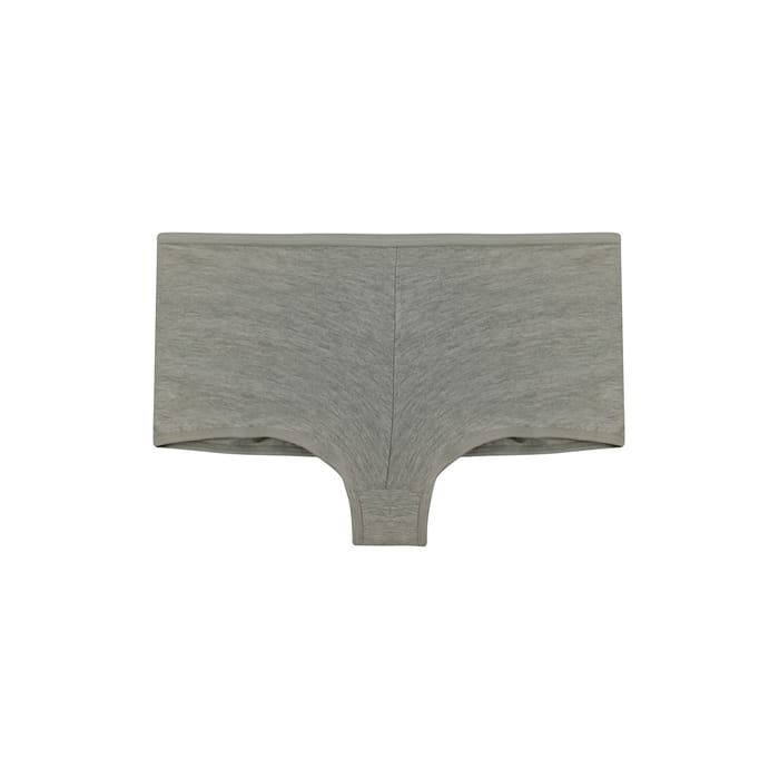 

Clovia Mid Waist Boyshorts in Light Grey - Cotton - PN5034A01