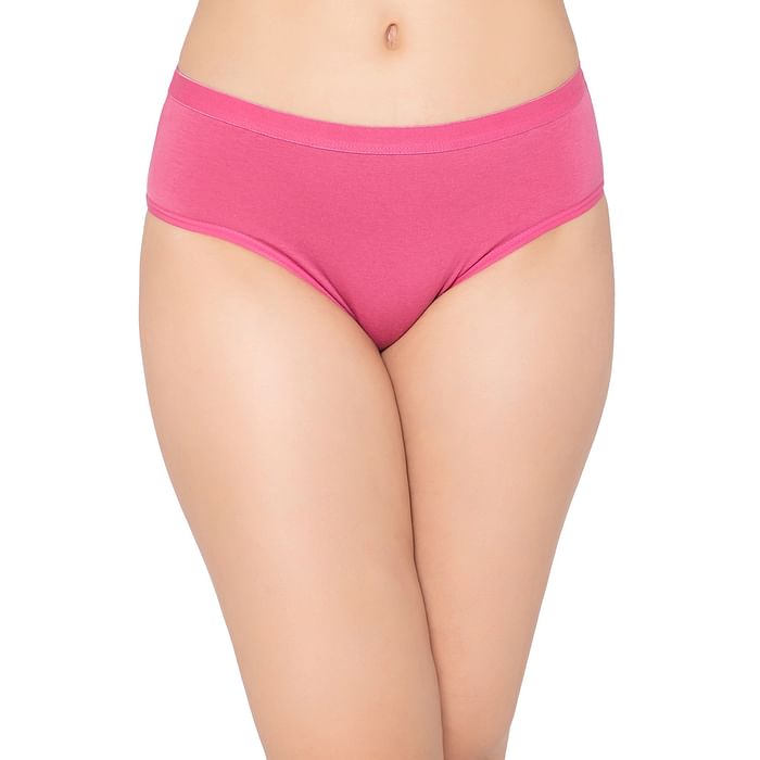 

Clovia Mid Waist Hipster Panty in Blush Pink - Cotton - PN2007P12, Lavender